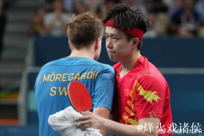 莫雷加德分享与王楚钦拥抱合影,暖心送祝福:愿世界第一早日康复 莫雷加德分享与王楚钦拥抱合影,暖心送祝福:愿世界第一早日康复